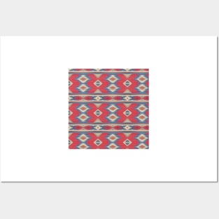 Southwest , Aztec , Navajo , Kilim , christmas Posters and Art